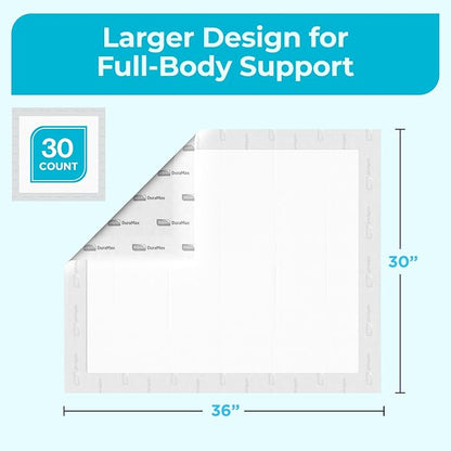 Inspire Extra Large Super Absorbent Disposable Bed Pads for Incontinence Ultra Thick and Absorbent Bed Pads Disposable Adult | Puppy Pads | Pee Pads for Adults (Duramax 30" x 36")