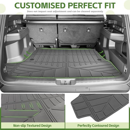 Trunk Mat for 2025 2026 Toyota 4Runner 5 Seats Gas, Rear Cargo Mat All Weather TPE Protector Trunk Liner Accessories(Not for Hybrid EV/i-Force MAX)