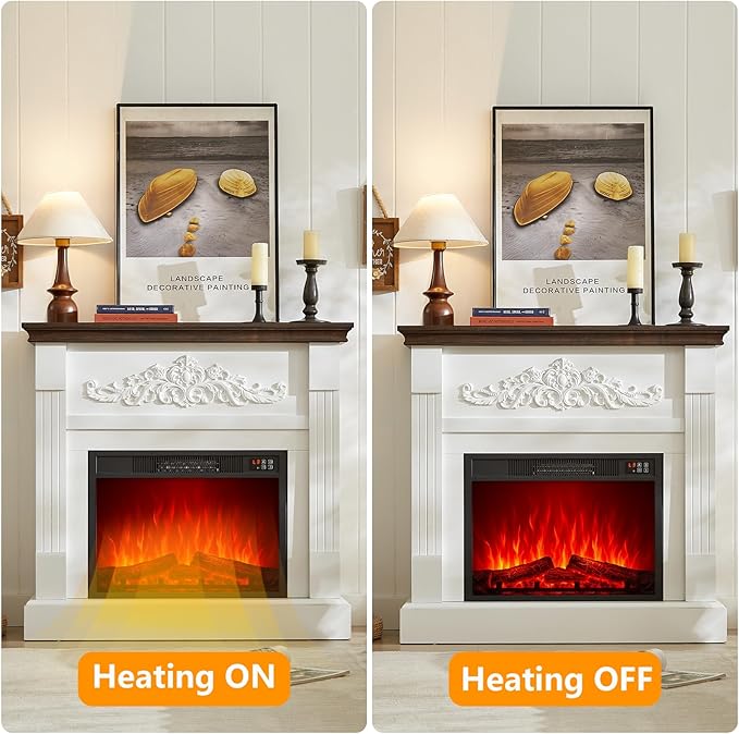 SOOWERY Electric Fireplace