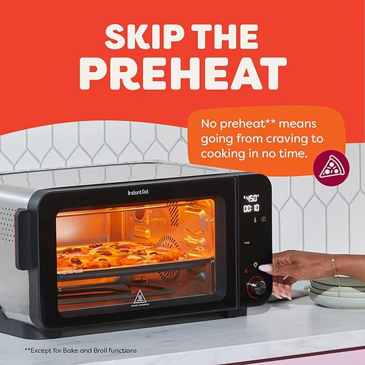 Instant Pot No Preheat Required* 6-Slice Air Fryer Toaster Oven