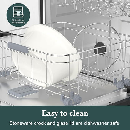 HOMECOOKIN 6-Quart Programmable Slow Cooker