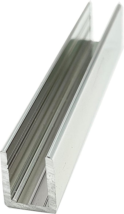 Brixwell SDCD38PN-CCP72-XCP5 Polished Nickel 3/8" Fixed Panel Shower Door Deep