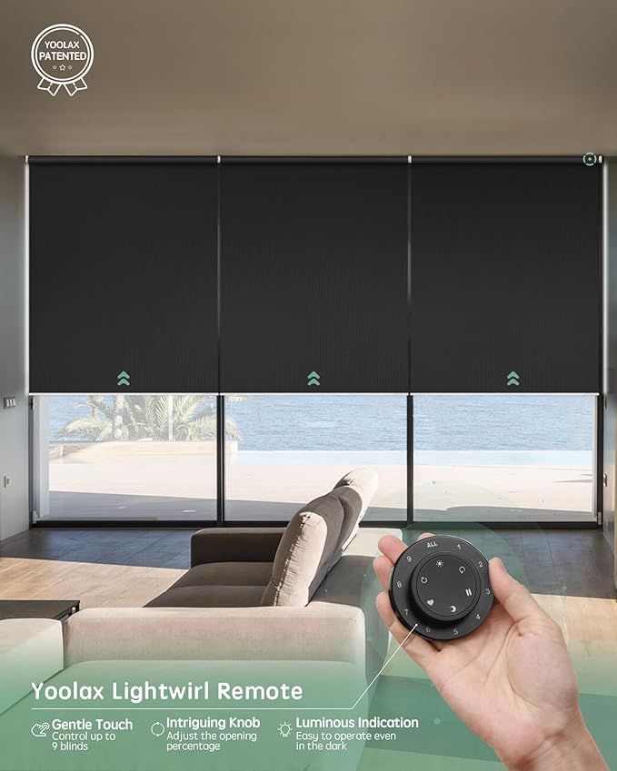 Yoolax Smart Coupled Roller Shades Compatible