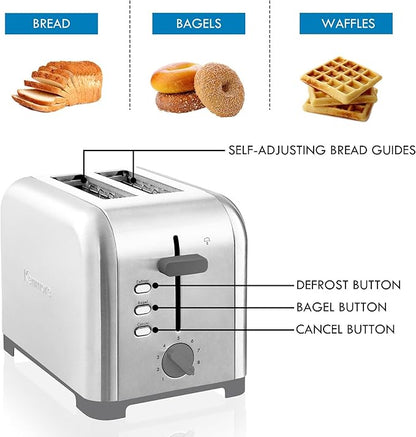 Kenmore 40606 2-Slice Toaster in Stainless Steel