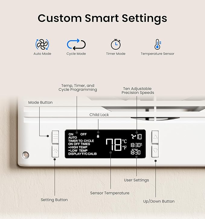 KOVIET 8" Room to Room Ventilation Fan