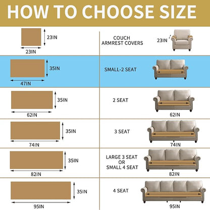 HAOMAIJIA Waterproof Couch Cover for Dogs Washable,Faux Fur Pet Couch Covers for Sofa,Soft Dog Bed Cover Non-Slip Couch Covers for 3 Cushion Couch Sofa Pet Friendly (Off White, 35" x 47" 1 Pack)
