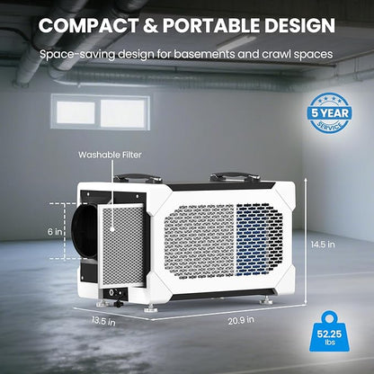 CADPXS Crawlspace Dehumidifier