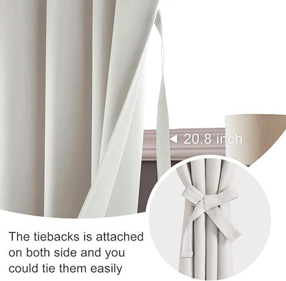 JIUZHEN Short Blackout Curtains