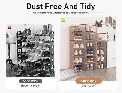 Kuject X-Large Shoe Storage Boxes Organizers