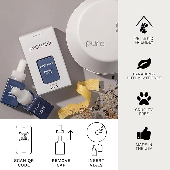 Pura Smart Home Plug-in Diffuser Refills by Apotheke,