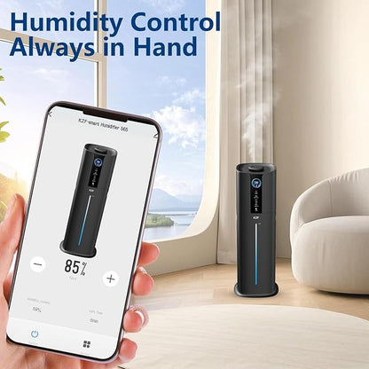 9L Smart Humidifiers for Bedroom Large Room, 2.3Gal Cool Mist Top Fill Diffuser