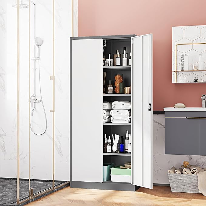 Metal Storage Cabinet-72” Tall Steel File Cabinets