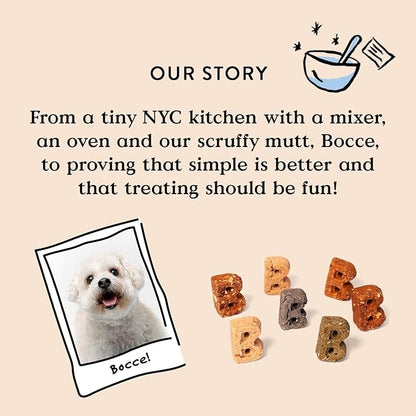 Bocce's Bakery Dental Brushy Sticks for Medium Dogs – Natural, Wheat-Free Dental Bars to Support Oral Health & Fresh Breath, Made with Real Ingredients – Coconut & Mint Recipe (2 Pack Bundle)
