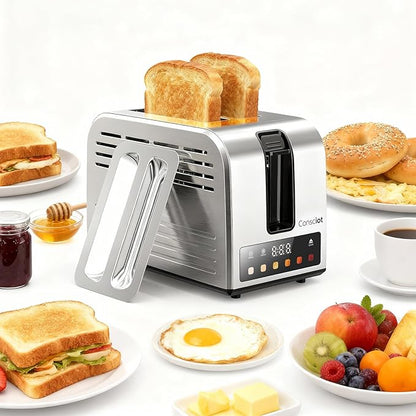 Toaster 2 Slice, Consciot Smart Touch Screen Toasters