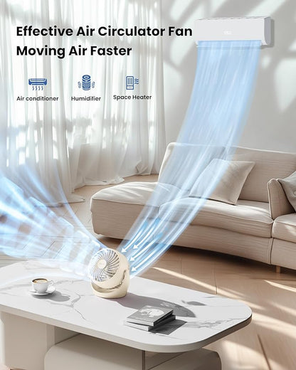 Gaiatop Desk Fan, 5-Inch Portable Electric Table Desktop Air Circulator Fans