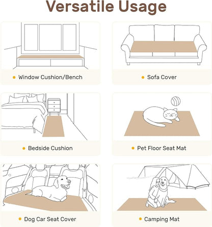 Couch Cover for Dogs, Washable Non Slip Sofa Covers for 3 Cushion Couch Pet Friendly Fuzzy Sofa Protector&Bed Mat for Pets (27.6"x70.9" Green)
