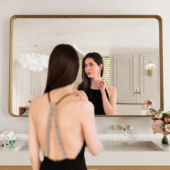LOAAO 55X30 Inch Bathroom Mirror