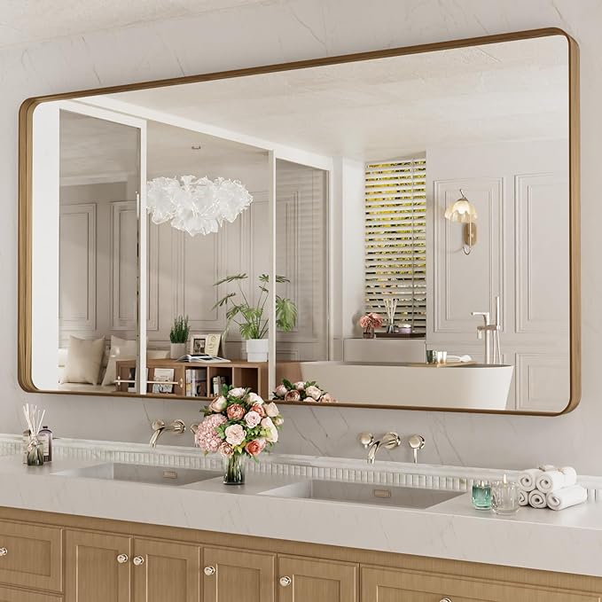 LOAAO 72X40 Inch Bathroom Mirror