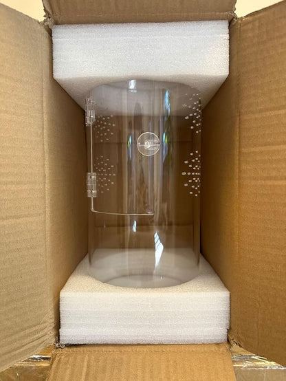 Front Opening Terrarium Jumping Spider Enclosure,Tall Arboreal Tarantula Enclosure Terrarium with Cross Ventilation,Waterproof Acrylic Reptile Enclosure