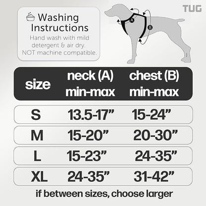 TUG Grab Dog Harness with Built-in Magnetic Traffic Leash (Small/Green) | Padded Magnetic Traffic Handle | Dual Leash Clips | 4-Point Adjustable Fit | Durable Nylon