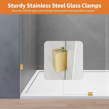 Shower Glass Panel, Fixed Shower Screen Panel