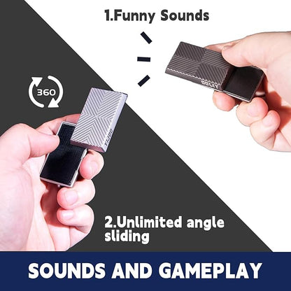 Fidget Slider, Metal Fidget Toy Adults-Smooth Operation