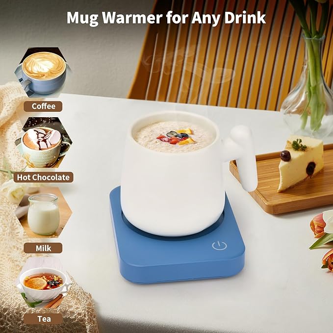 VOBAGA Coffee Mug Warmer, 4 Hours Auto Shut Off Cup Warmer