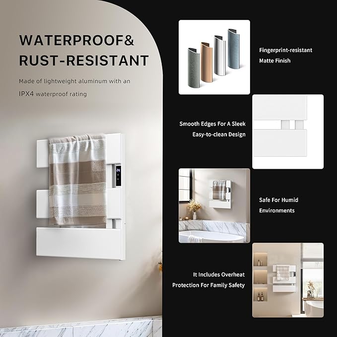 Electric Heated Towel Warmer Rack