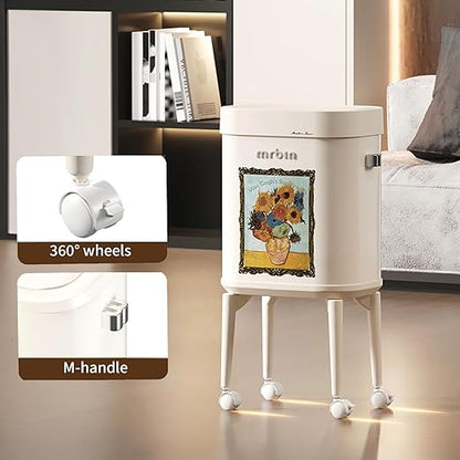 MRBIN Metal Motion Sensor Kitchen Trash Can