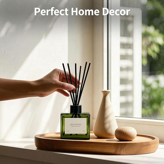 Reed Diffuser, 4 oz Earthy Sandalwood Scent Diffuser