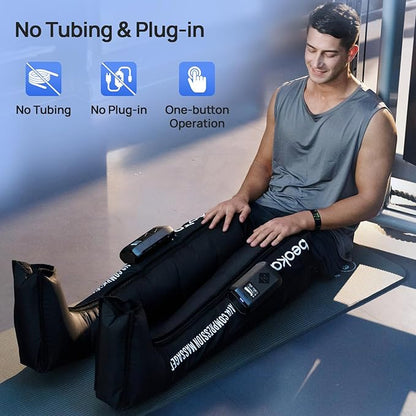 beoka Leg Massager for Circulation and Pain Relief, Cordless Air Compression