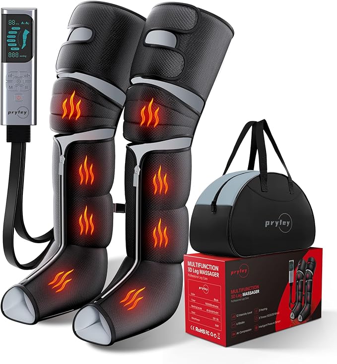 Leg Massager with Heat and Compression, Foot Massager