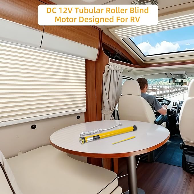 AM25-1.2/30-D DC 12V Tubular Roller Blind Motor – Built-in Mechanical Limit