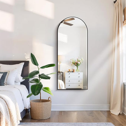 CIRCUMI Arched Wall Mirror, Metal Frame, Large Size