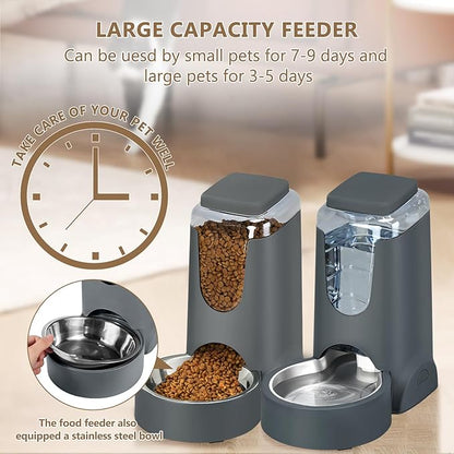 Automatic Cat Feeder and Water Dispenser