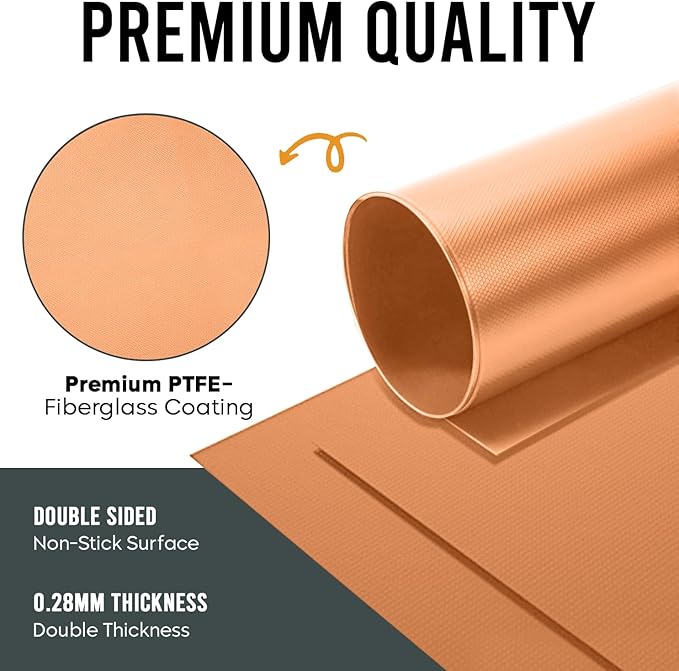 Non Stick Oven Liners for Bottom of Oven, 3 Pack Large Heavy Duty Mats