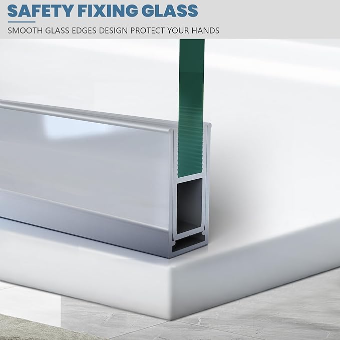Bathroom Shower Glass Door 24 * 74"