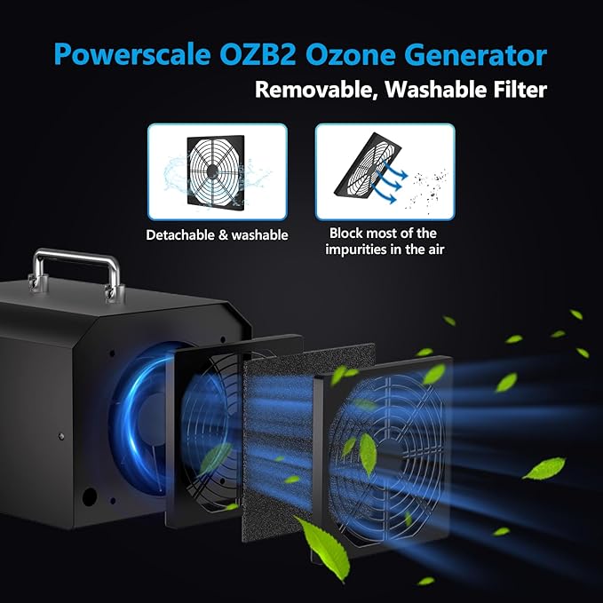Powerscale Commercial Ozone Generator 150, 000mg/h O3 Intelligent Control