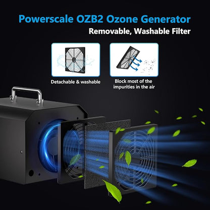 Powerscale Commercial Ozone Generator 150, 000mg/h O3 Intelligent Control