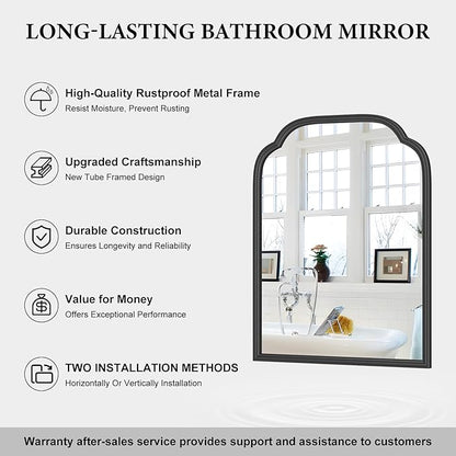 18X24 Inch Black Mirror for Wall