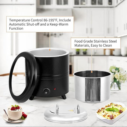 13.7QT Commercial Grade Soup Warmer Kettle