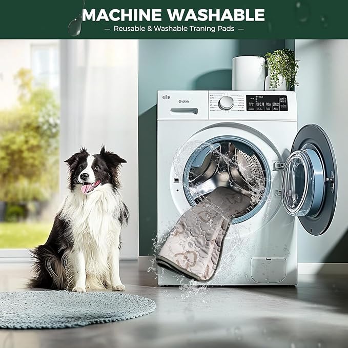 FXW Washable Pee Pads for Dogs, Super Absorbent, 30" x 75", 1 Pack | Machine washable, Non-slip backing