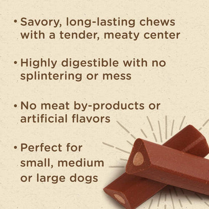 Rachael Ray Nutrish Dog Chews Soup Bones With Real Beef & Barley, 24 Dog Treats