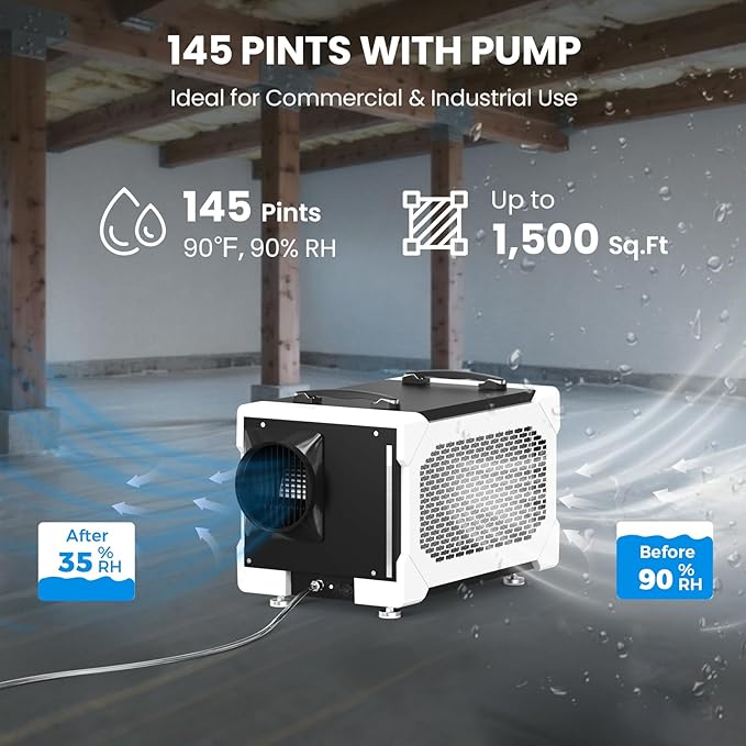 CADPXS Crawlspace Dehumidifier
