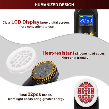 Red Light Therapy Device Wand, Near Infrared Light Therapy
