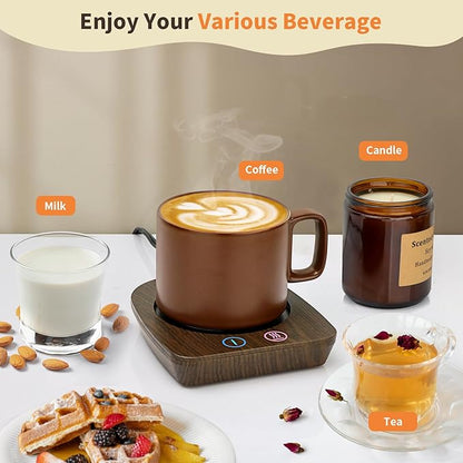 VOBAGA Coffee Mug Warmer & Mug Set, Coffee Cup Warmer
