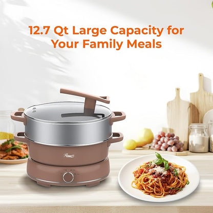 Rosewill 12.7 QT Electric Hot Pot Slow Cooker