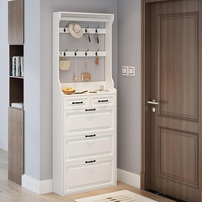 Vibe & Dine Shoe Cabinet, Entryway Shoe Storage Cabinet