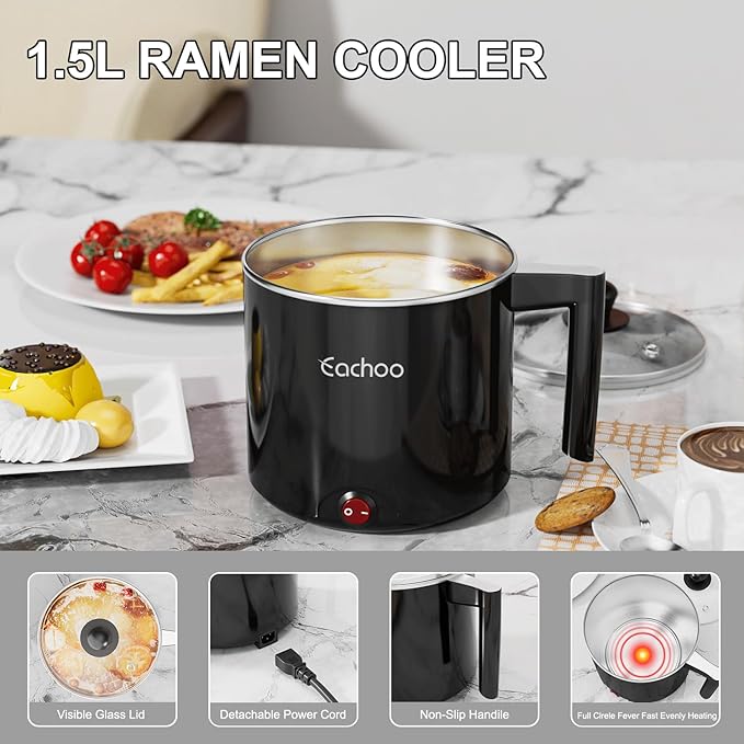 Electric Hot Pot - 1L Ramen Cooker