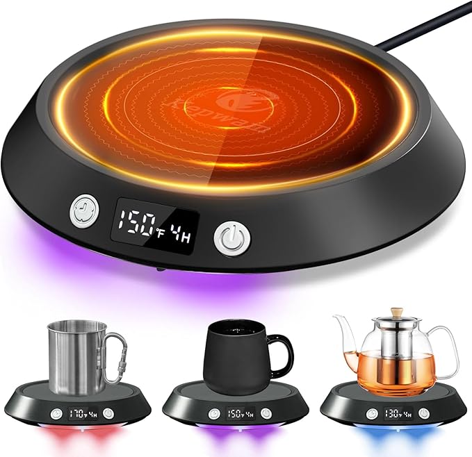 Kepwam Coffee Mug Warmer - 55W Electric Coffee Warmer